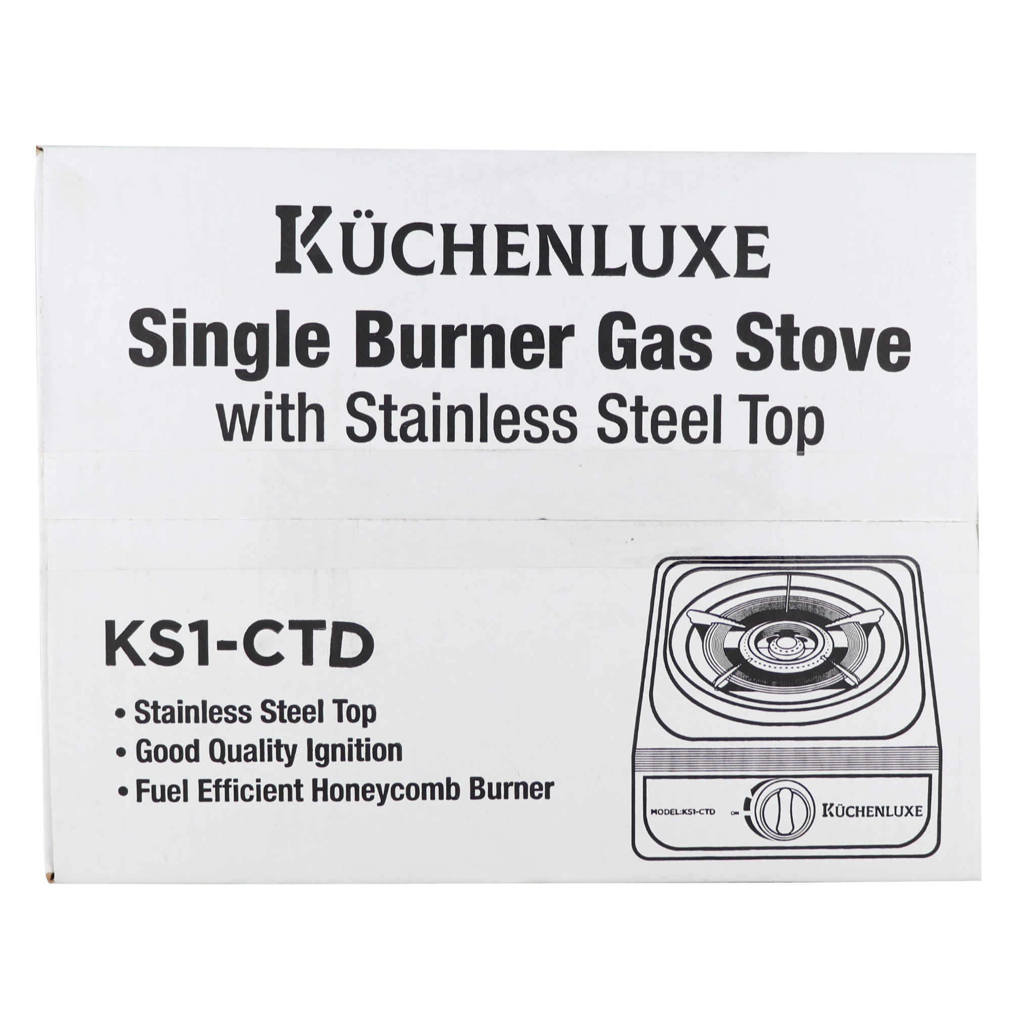 Kuchenluxe Single Burner Gas Stove KS1-CTD